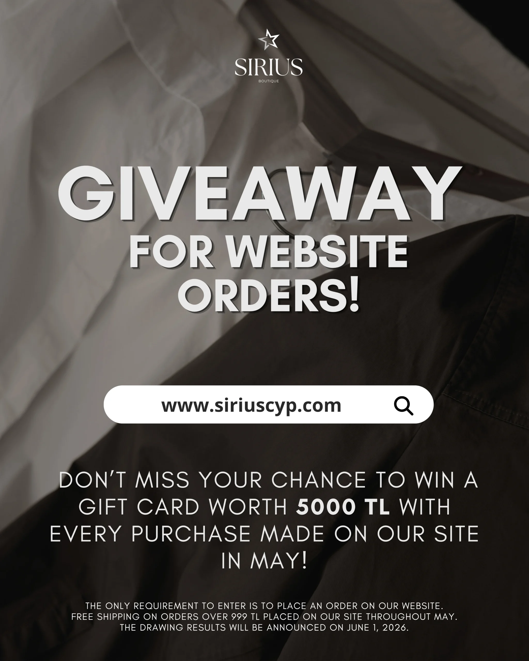 Sirius Boutique Giveaway